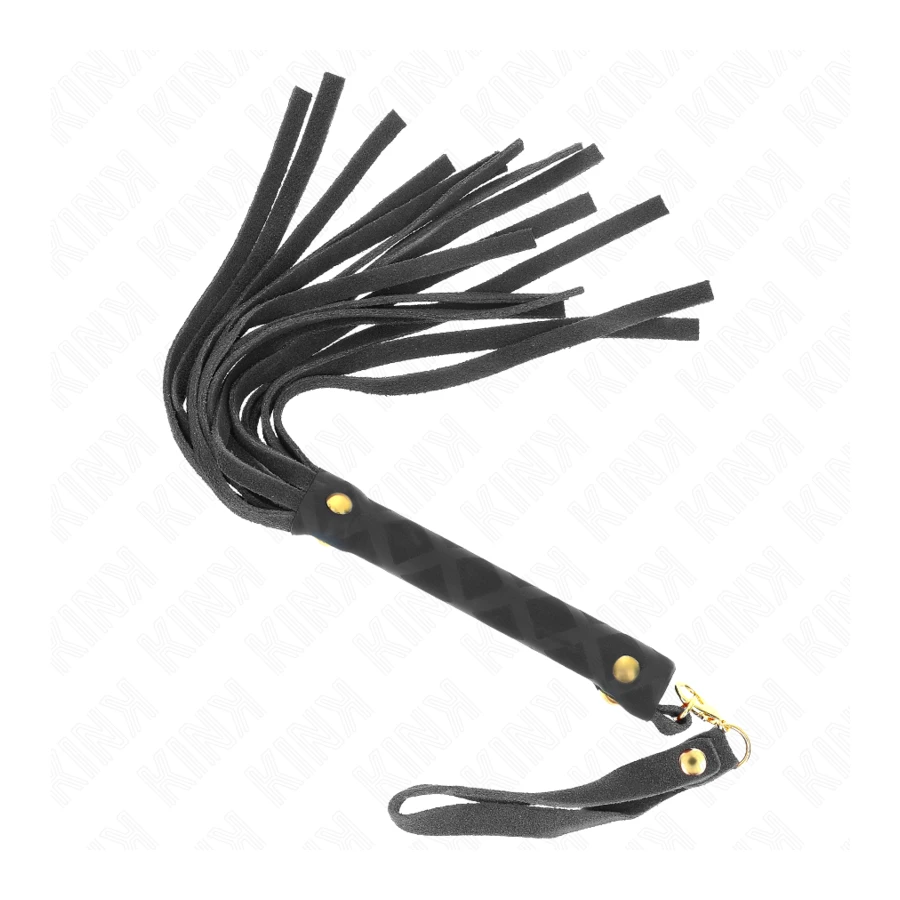 KINK - MINI FRUSTA IN CAMOSCIO NERO 30 CM